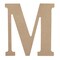 Essentials By Leisure Arts Wood Letter 'M', 8" – Wooden Alphabet Letters For Home Décor, Diy Craft Letters, And Personalized Projects – Unfinished Wooden Letters For Crafting